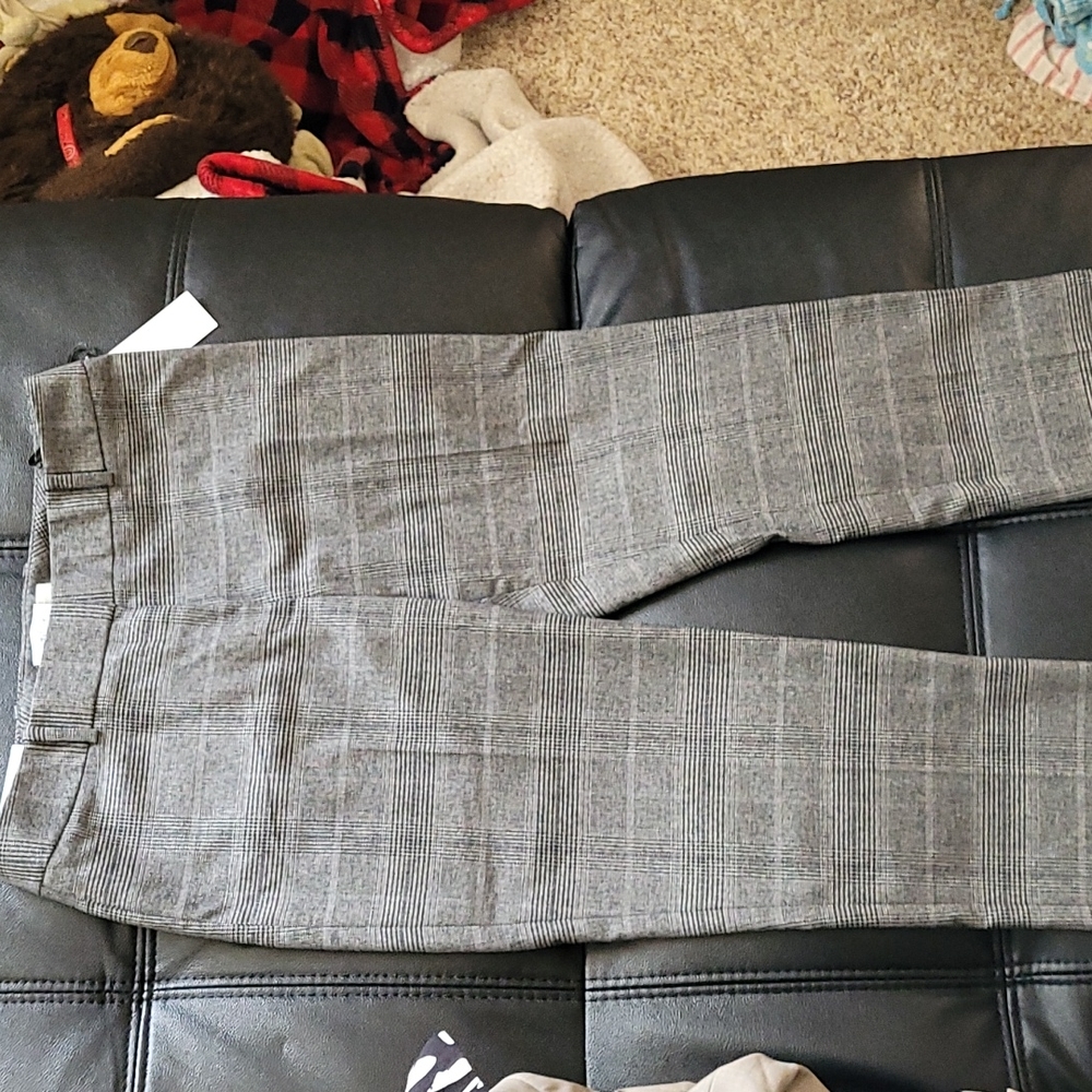 Calvin Klein Slim fit work pants, size 8, grey tweed